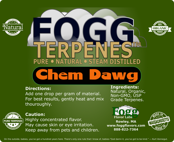 FOGG TERPENES - Chem Dawg