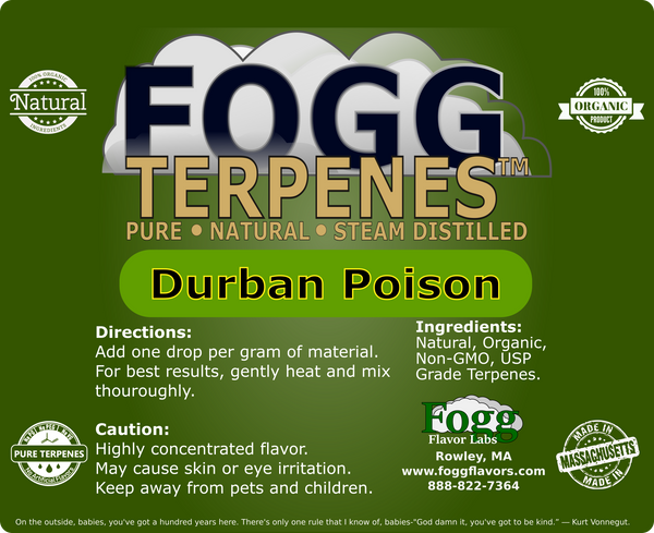 FOGG TERPENES - Durban Poison